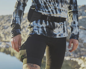 Satisfy Justice Hydration Belt Black - achilles heel