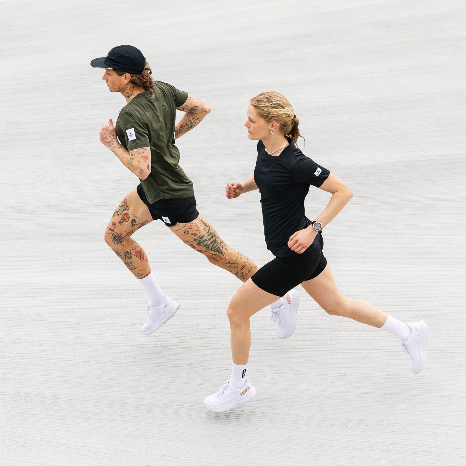 SAYSKY Women's Clean Combat Tee Black - Achilles Heel