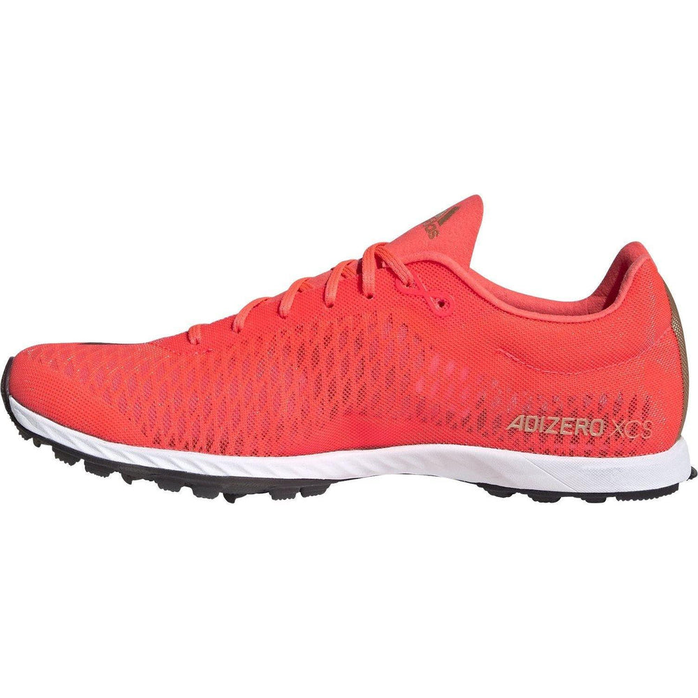 adidas Women's Adizero XCS Running Spikes Red / Black - achilles heel