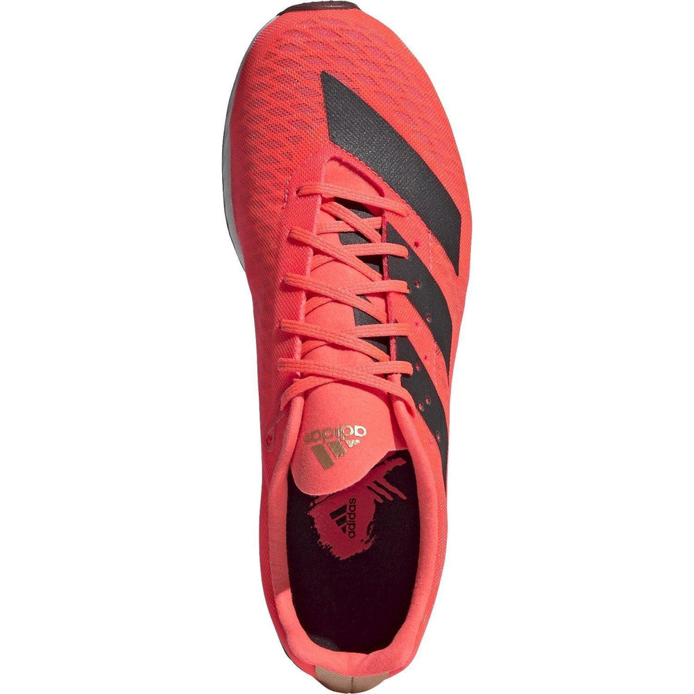 adidas Women's Adizero XCS Running Spikes Red / Black - achilles heel