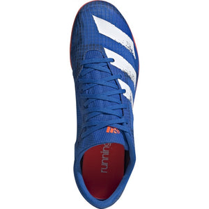 adidas Men's Distancestar Running Spikes Blue / Red / White - achilles heel