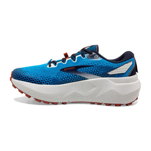 Brooks Men's Caldera 6 Trail Running Shoes Peacoat / Atomic Blue / Rooibos - achilles heel