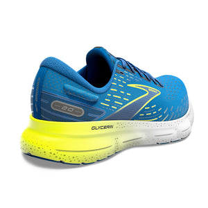 Brooks Men's Glycerin 20 Running Shoes Blue / Nightlife / White - achilles heel