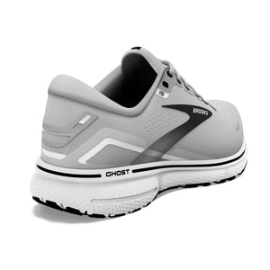 Brooks Men's Ghost 15 Extra Wide Fit Running Shoes Alloy / Oyster / Black - achilles heel