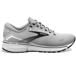 Brooks Men's Ghost 15 Extra Wide Fit Running Shoes Alloy / Oyster / Black - achilles heel