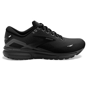 Brooks Men's Ghost 15 Wide Fit Running Shoes Black / Black / Ebony - achilles heel