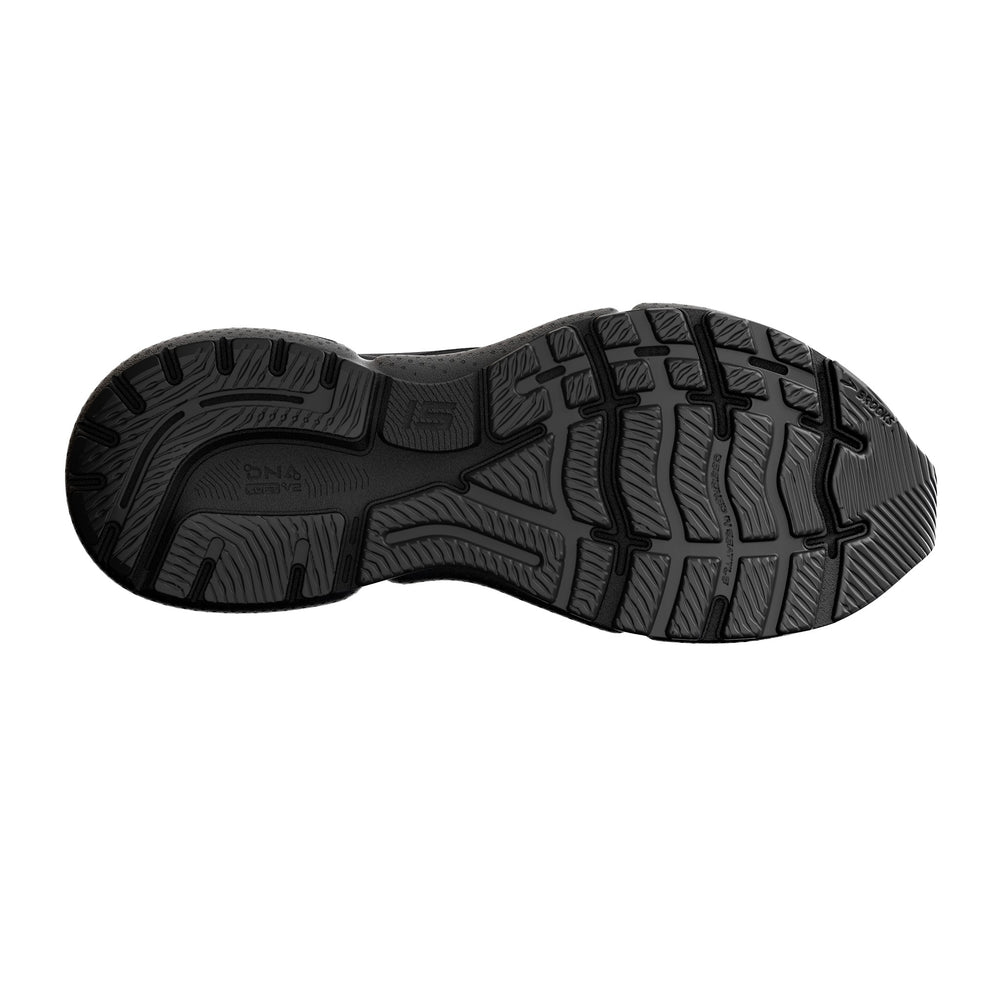 Brooks Men's Ghost 15 Running Shoes Black / Black / Ebony - achilles heel