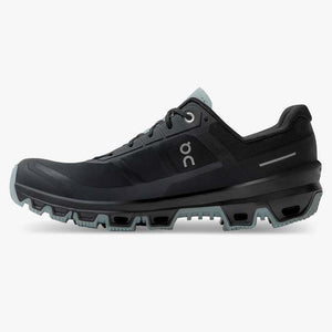 On Women's Cloudventure Trail Running Shoes Black / Cobble - achilles heel