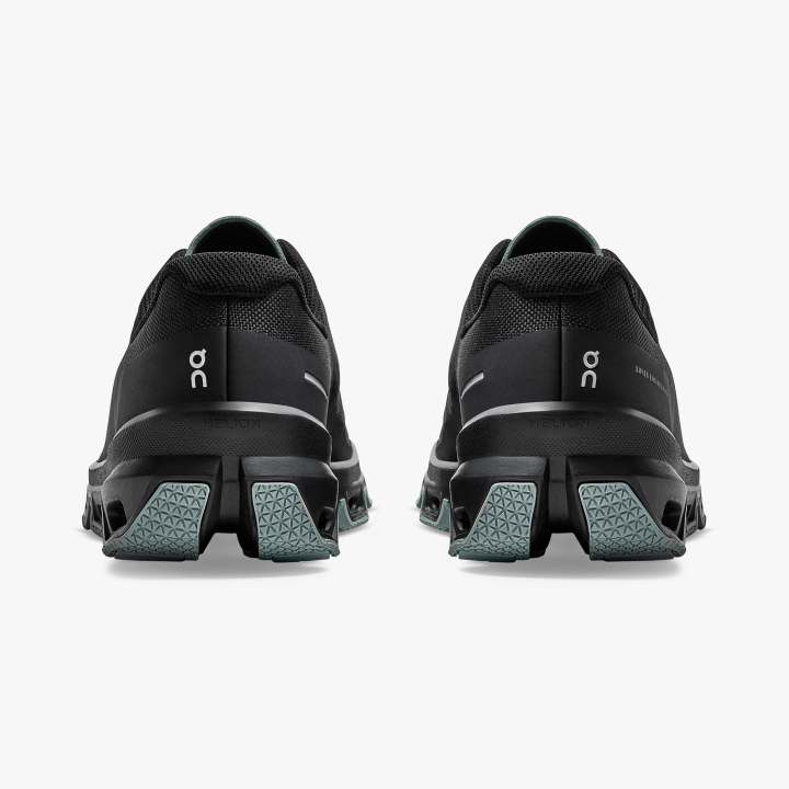 On Women's Cloudventure Trail Running Shoes Black / Cobble - achilles heel