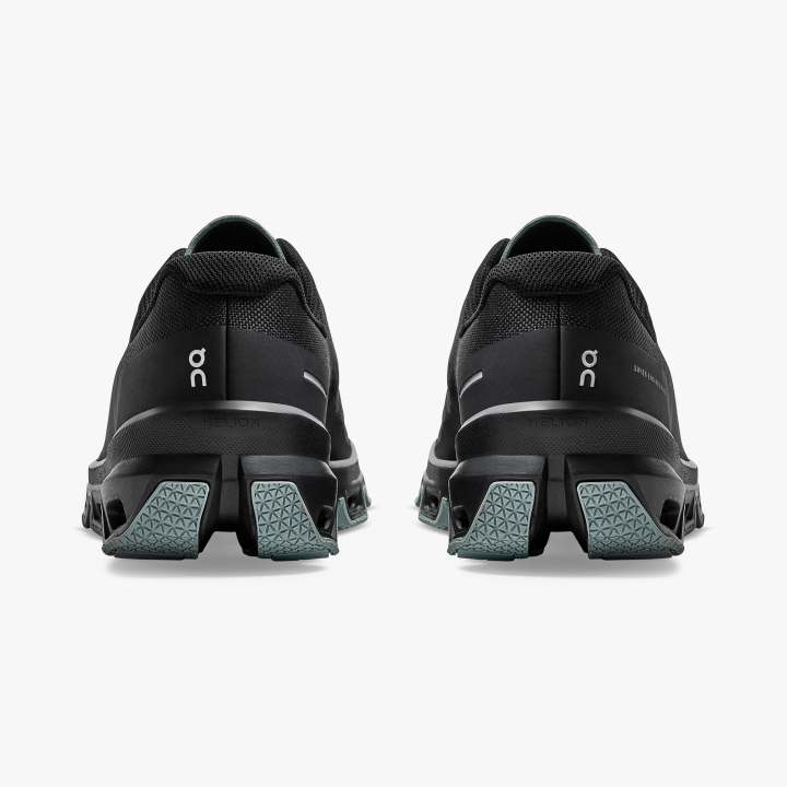 On Women's Cloudventure Trail Running Shoes Black / Cobble - achilles heel