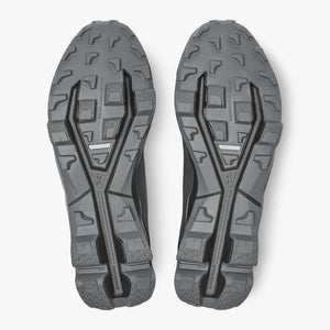 On Men's Cloudventure Peak Trail Running Shoes Black / Rock - achilles heel