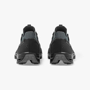 On Men's Cloudventure Peak Trail Running Shoes Black / Rock - achilles heel