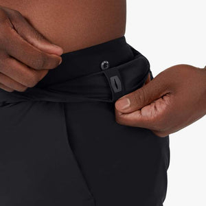 On Men's Hybrid Shorts Black - achilles heel