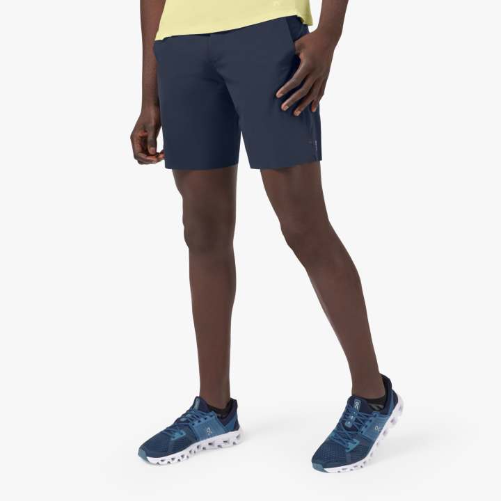 On Men's Hybrid Shorts Navy - achilles heel