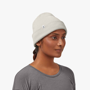 On Merino Beanie White - achilles heel
