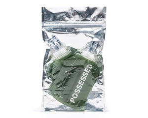 Satisfy Water Flask 250ml 2 Pack Army Green - achilles heel