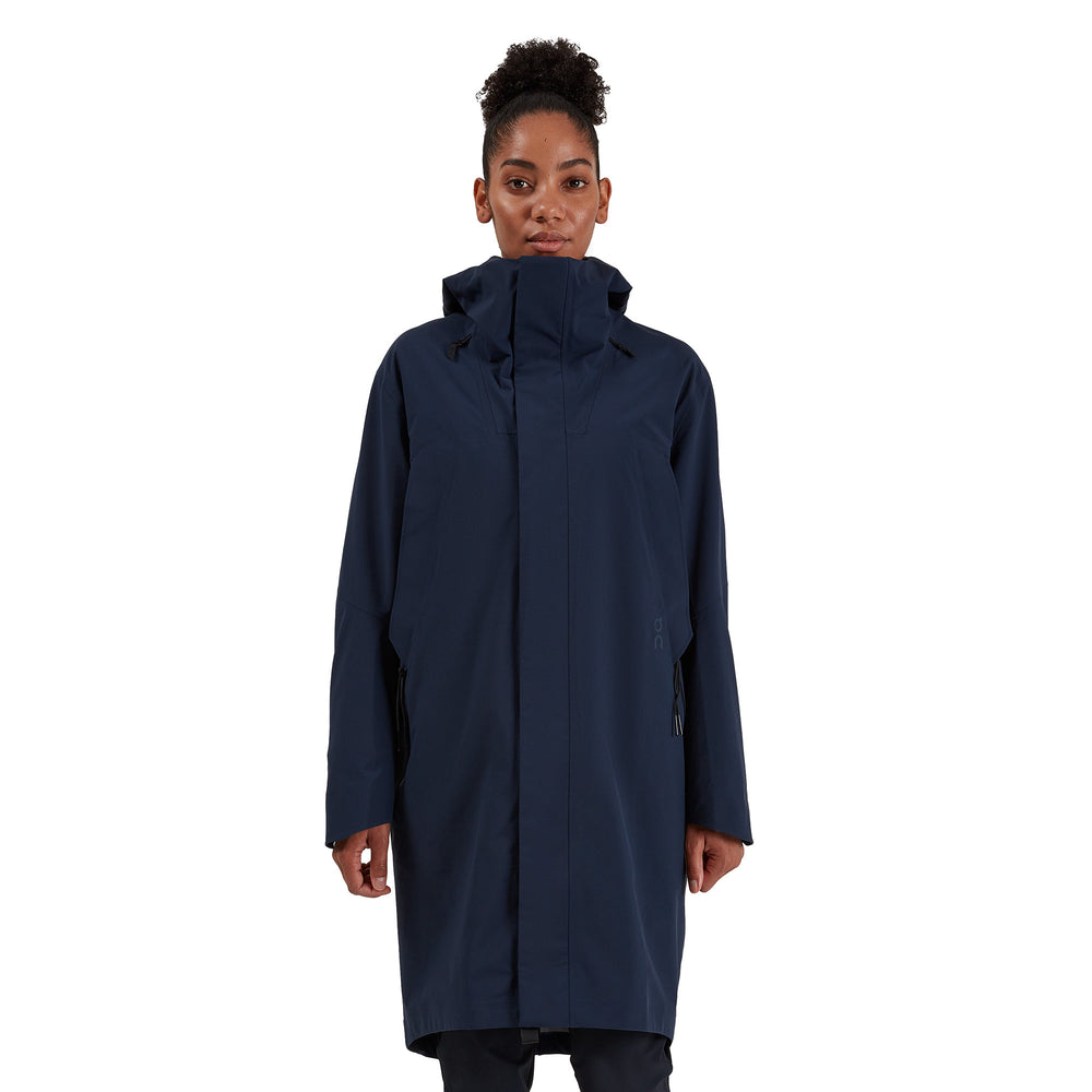 On Women's Parka Navy - achilles heel