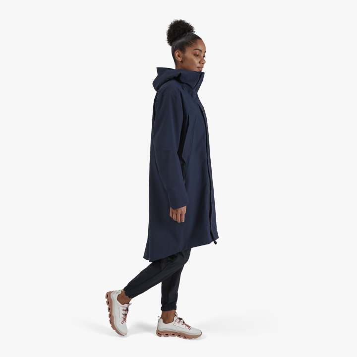 On Women's Parka Navy - achilles heel