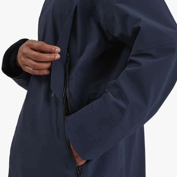 On Women's Parka Navy - achilles heel