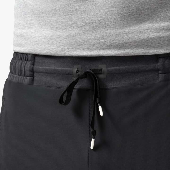 On Men's Running Pant Black - achilles heel