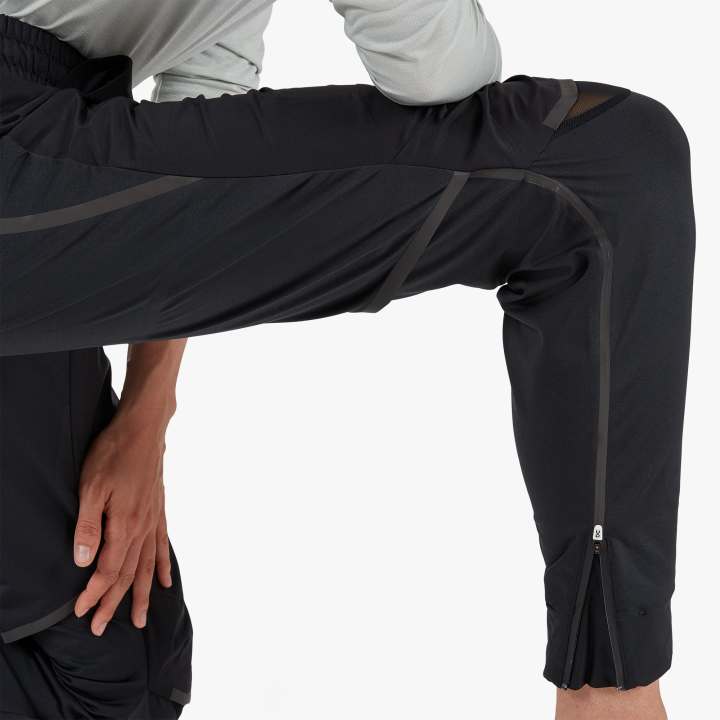 On Women's Running Pants Black - achilles heel