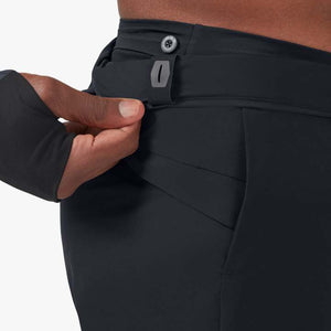 On Men's Long Tight Black - achilles heel