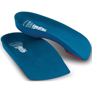 Vasyli Custom 3/4 Length Orthotic Blue - achilles heel